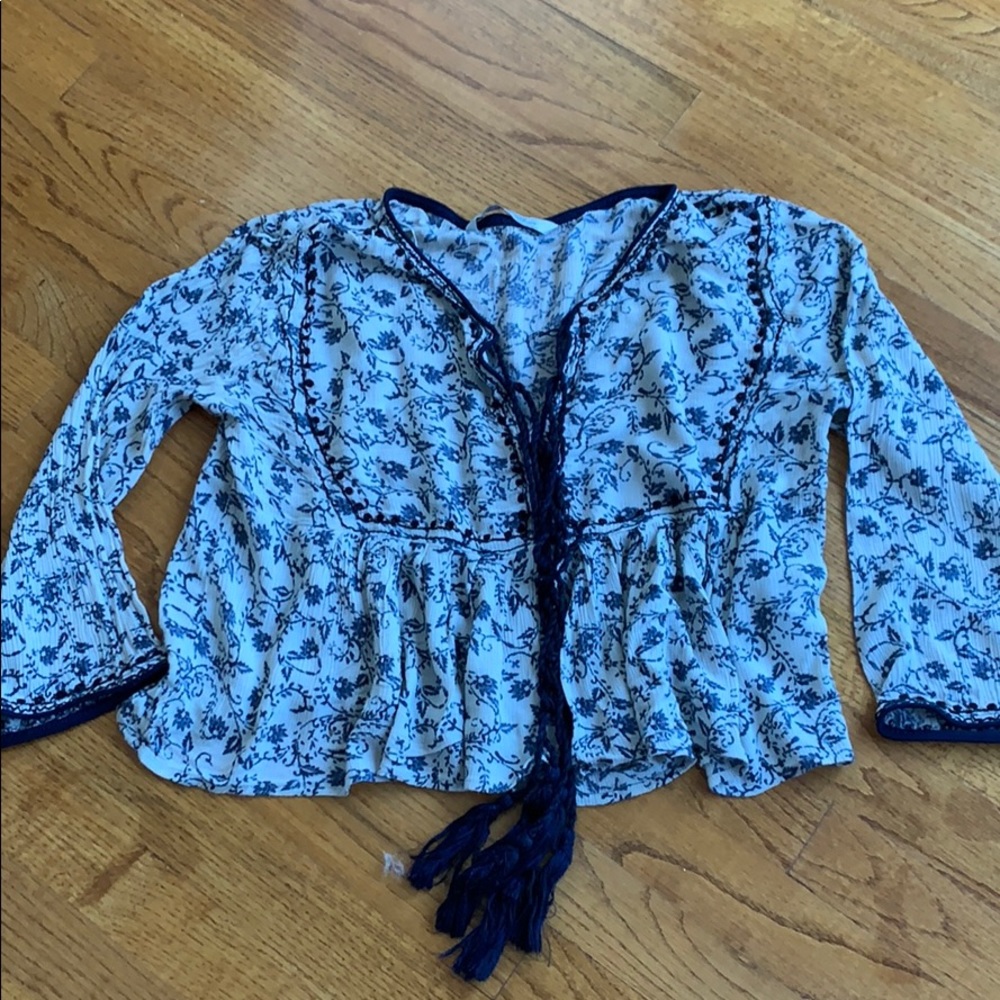 Zara flowy top